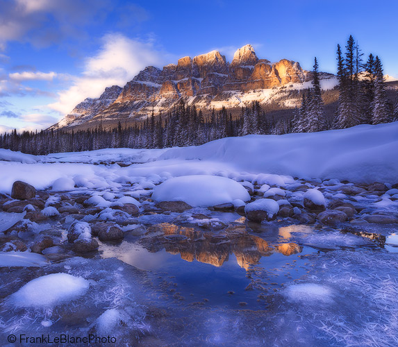 Castle Mountain Reflections 2 | Alberta, Canada | Frank LeBlanc Photography